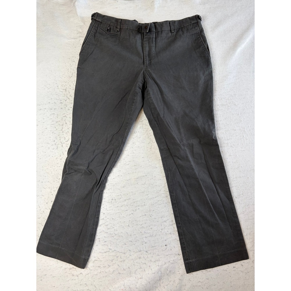 Burberry London Lean & Low Chinos Mens 38R Grey Straight Leg Casual Cotton